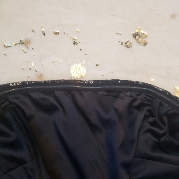 NEW Express 6 Snakeskin Black Gold Mini Dress - Picture 5 of 10